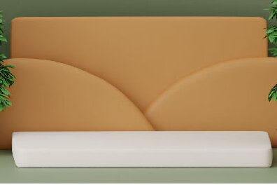 Σετ των 3 Intra απο ξύλο plywood 3mm-4mm πάχος 3d Rendering Cube Podium με πράσινο δέντρο Δίασταση 8x8 cm INTRAFABR-58624596