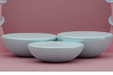 Intra απο ξύλο plywood 3mm-4mm πάχος Τρισδιάστατη απόδοση τριών ημικυλινδρικών ποδιών Δίασταση 30x20 cm INTRAFABR-58216146