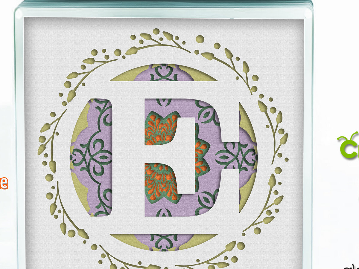 Σετ των 3 Intra απο ξύλο plywood 3mm-4mm πάχος 3D Shadow Box το Letter E Δίασταση 8x8 cm INTRAFABR-57437722