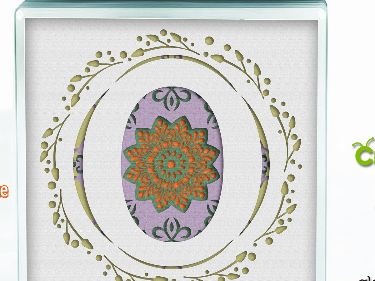 Σετ των 3 Intra απο ξύλο plywood 3mm-4mm πάχος 3D Shadow Box το Letter O Δίασταση 8x8 cm INTRAFABR-57439290