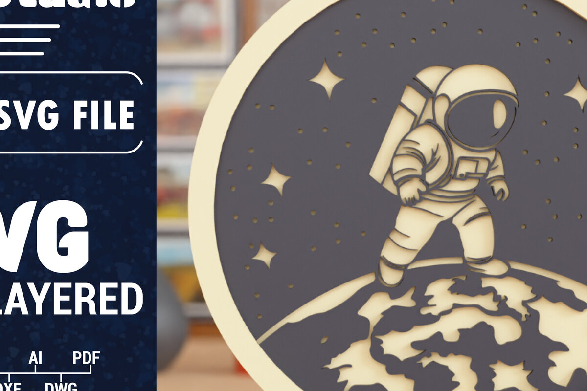 Σετ των 2 Intra απο ξύλο plywood 3mm-4mm πάχος 3D Space Multilayer Δίασταση 1500x1500 cm INTRAFABR-118346691