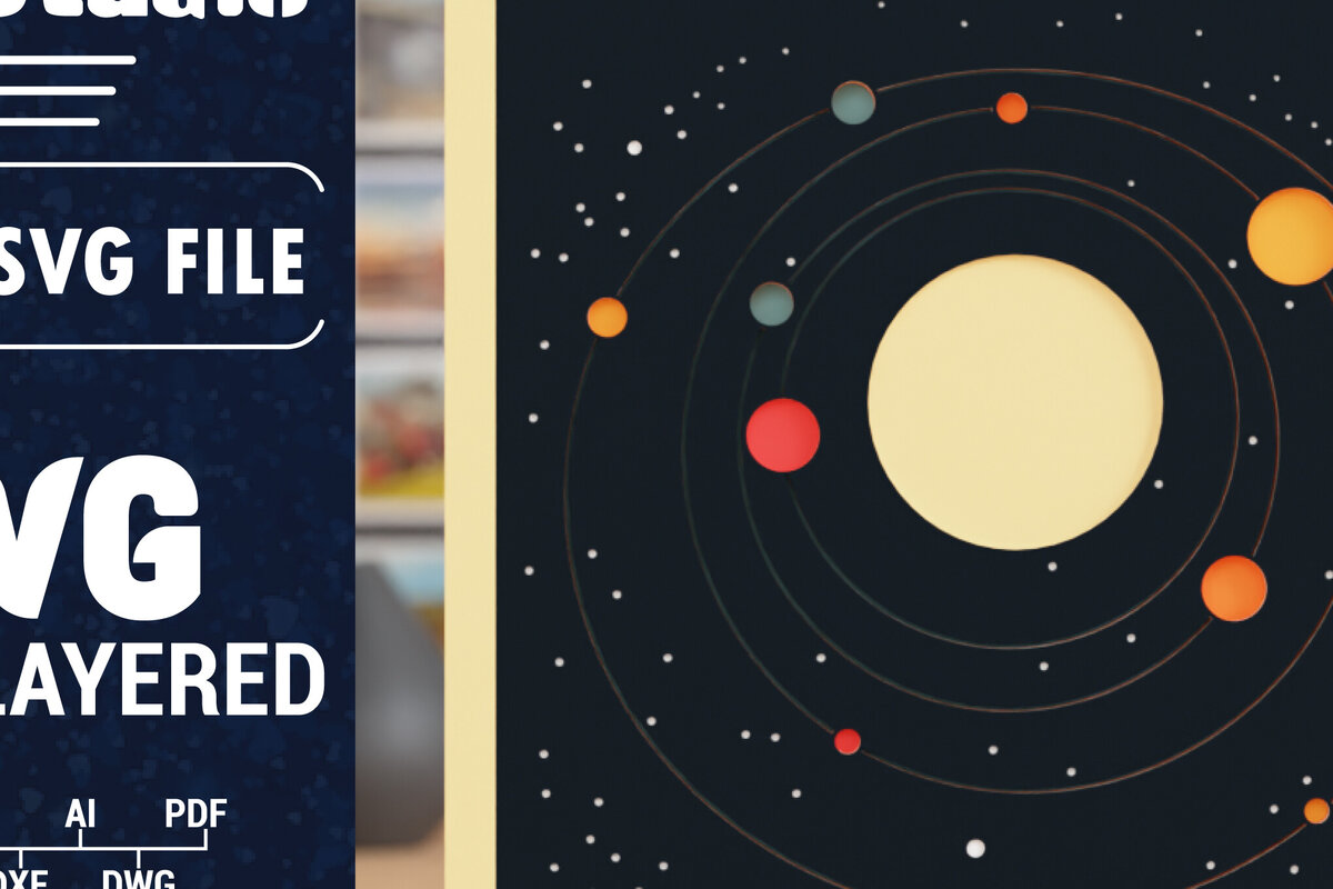 Σετ των 2 Intra απο ξύλο plywood 3mm-4mm πάχος 3D Space Multilayer Δίασταση 1500x1500 cm INTRAFABR-118346702