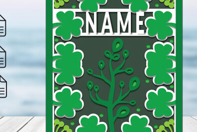 Σετ των 2 Intra απο ξύλο plywood 3mm-4mm πάχος 3d Spring Shadow Box Δίασταση 25x25 cm INTRAFABR-59289759