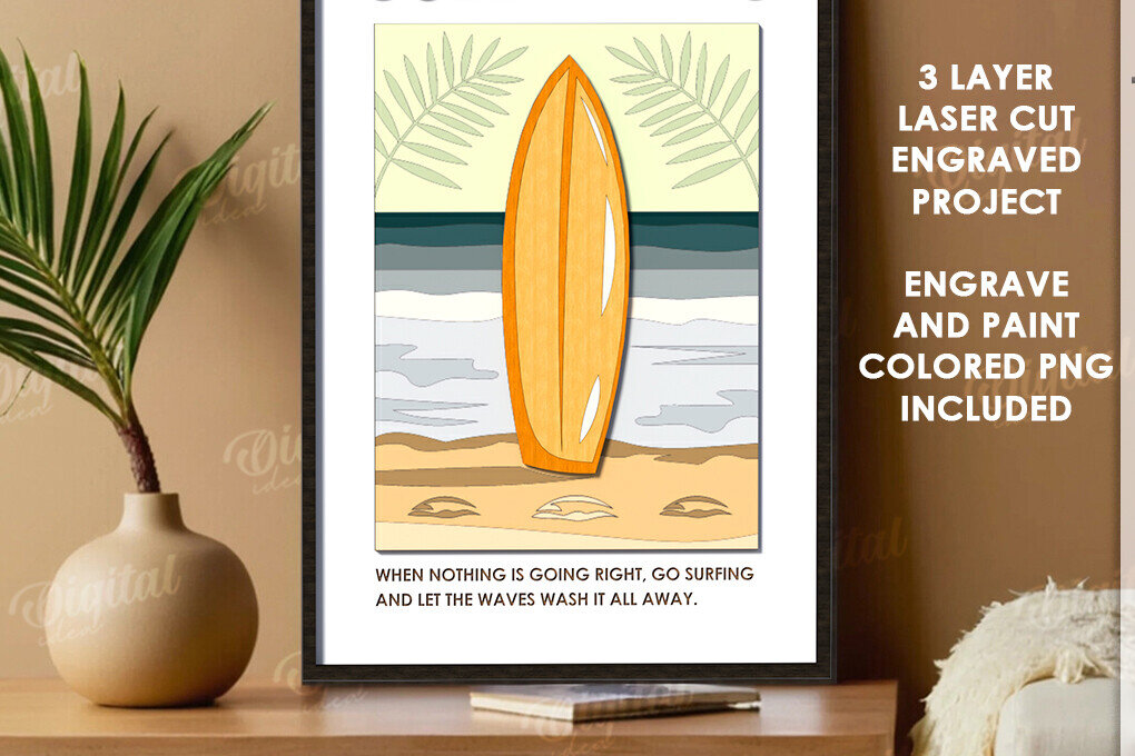 Intra απο ξύλο plywood 3mm-4mm πάχος Τρισδιάστατη καλοκαιρινής τέχνης τοίχων Δίασταση 40x40 cm INTRAFABR-123362191