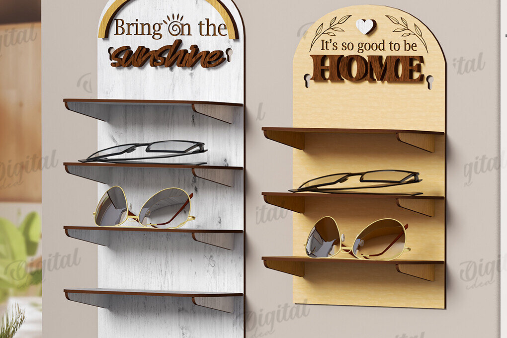 Intra απο ξύλο plywood 3mm-4mm πάχος ραφιών 3D γυαλιών ηλίου Δίασταση 30x20 cm INTRAFABR-121594470