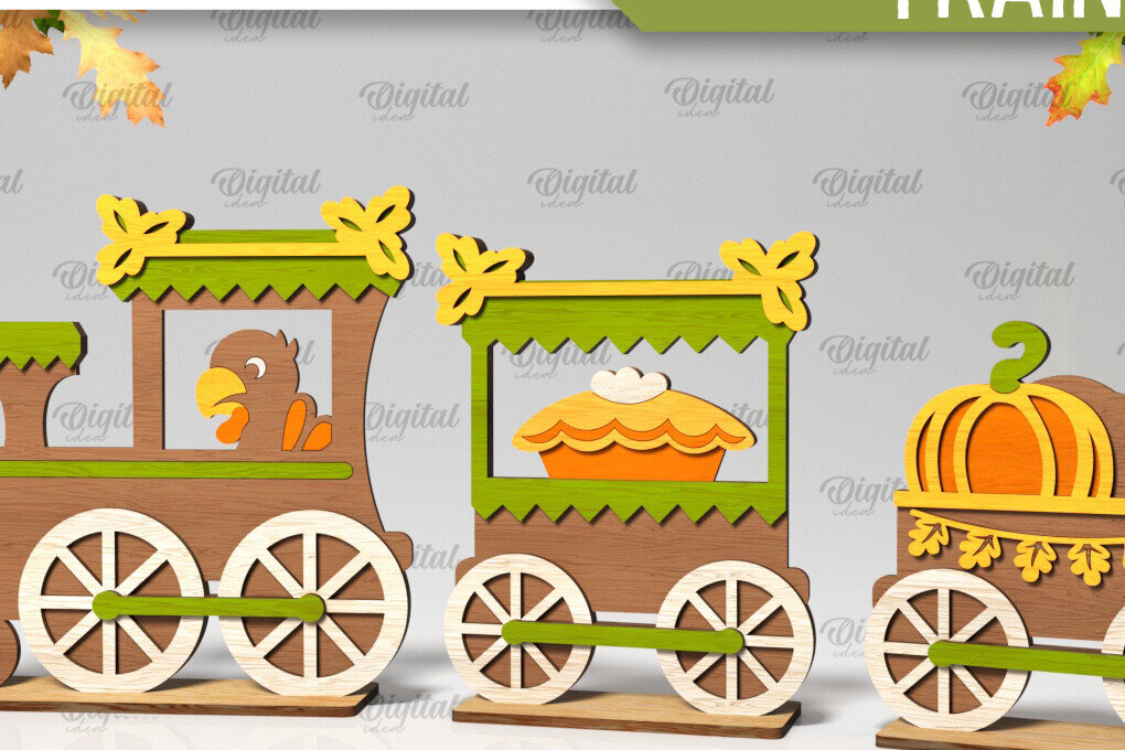 Intra απο ξύλο plywood 3mm-4mm πάχος Τρισδιάστατη για την Ημέρα των Ευχαριστιών Δίασταση 30x20 cm INTRAFABR-105993354