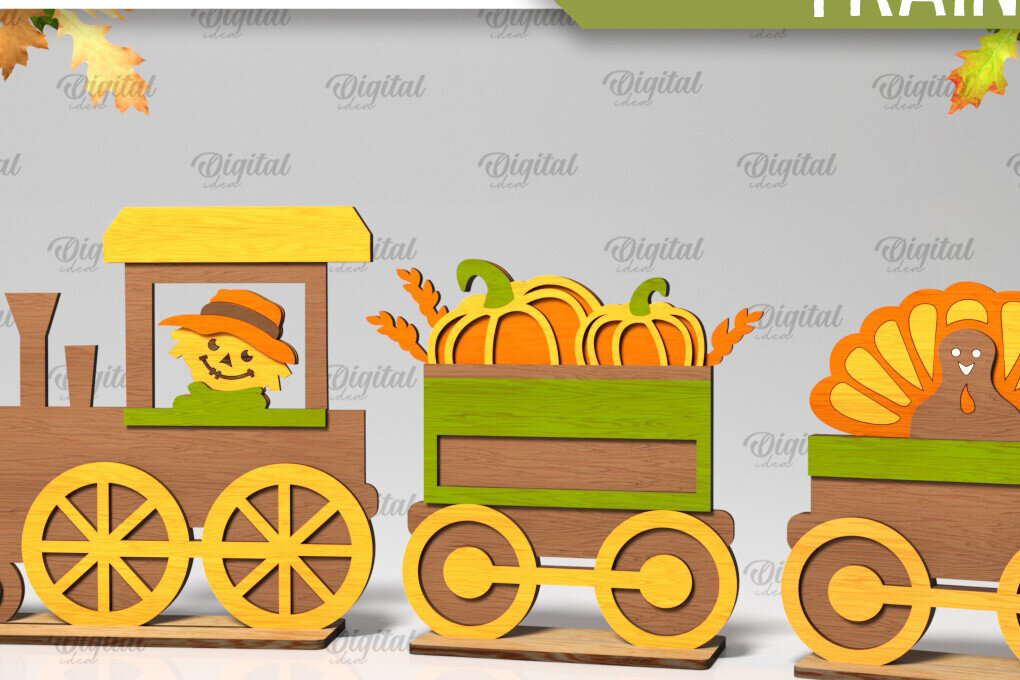 Intra απο ξύλο plywood 3mm-4mm πάχος Τρισδιάστατη για την Ημέρα των Ευχαριστιών Δίασταση 30x20 cm INTRAFABR-105993422