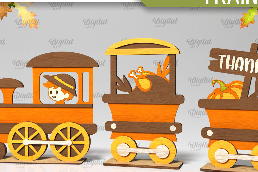 Intra απο ξύλο plywood 3mm-4mm πάχος Τρισδιάστατη για την Ημέρα των Ευχαριστιών Δίασταση 30x20 cm INTRAFABR-105993443