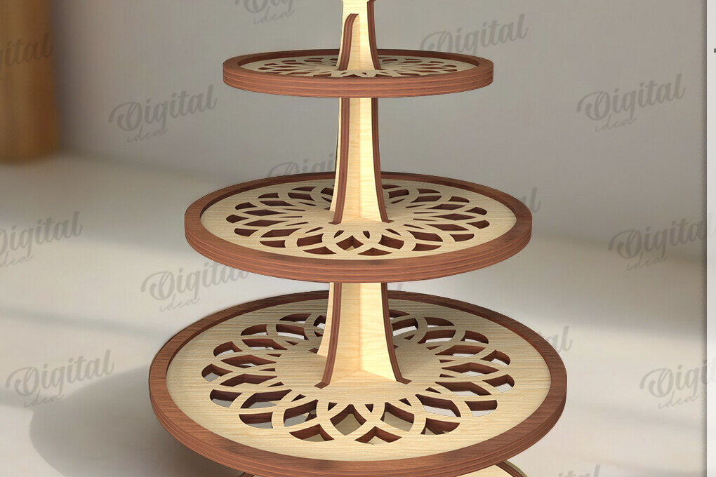 Intra απο ξύλο plywood 3mm-4mm πάχος με βάση 3D σε επίπεδα Δίασταση 30x20 cm INTRAFABR-120493211