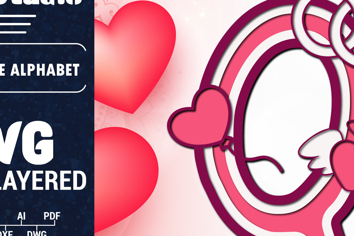 Intra απο ξύλο plywood 3mm-4mm πάχος Τρισδιάστατη κοπή χαρτιού με αλφάβητο του Αγίου Βαλεντίνου Δίασταση 1500x1500 cm INTRAFABR-90562408