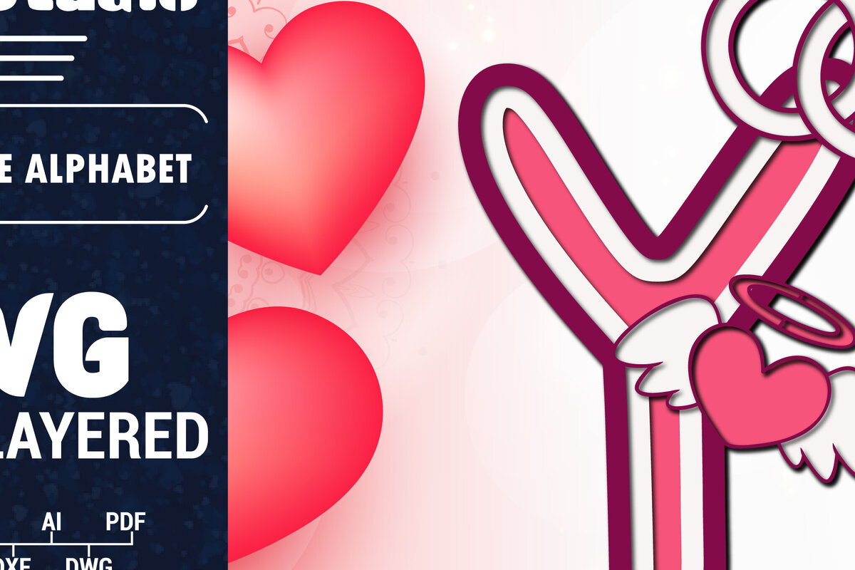 Intra απο ξύλο plywood 3mm-4mm πάχος Τρισδιάστατη κοπή χαρτιού με αλφάβητο του Αγίου Βαλεντίνου Δίασταση 1500x1500 cm INTRAFABR-90562674