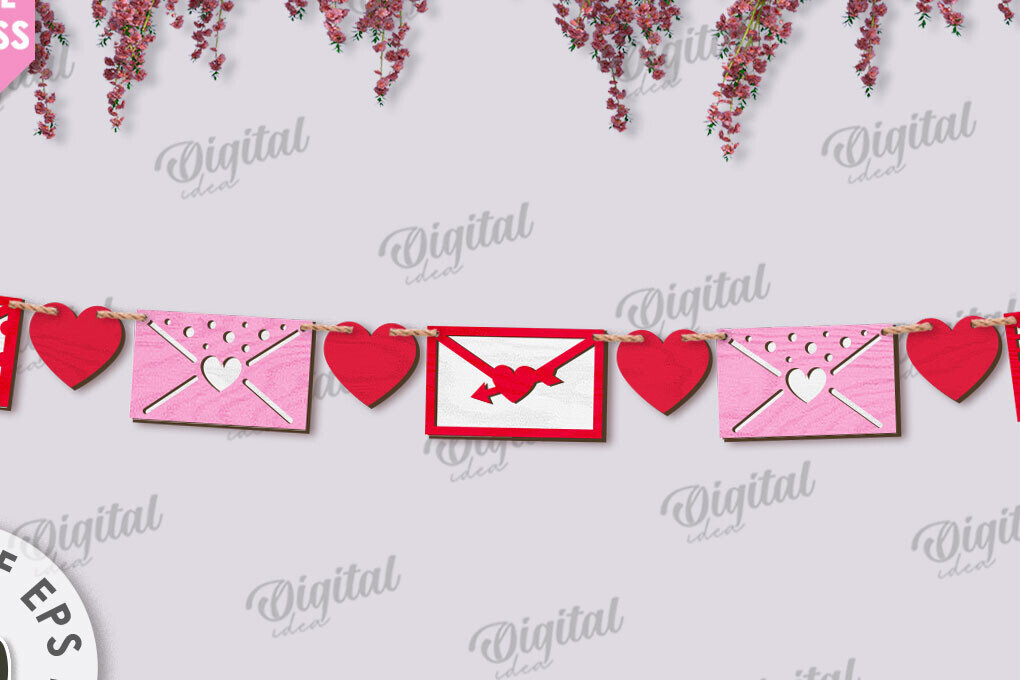 Intra απο ξύλο plywood 3mm-4mm πάχος Τρισδιάστατη πανό για την ημέρα του Αγίου Βαλεντίνου Δίασταση 15x15 cm INTRAFABR-113580697