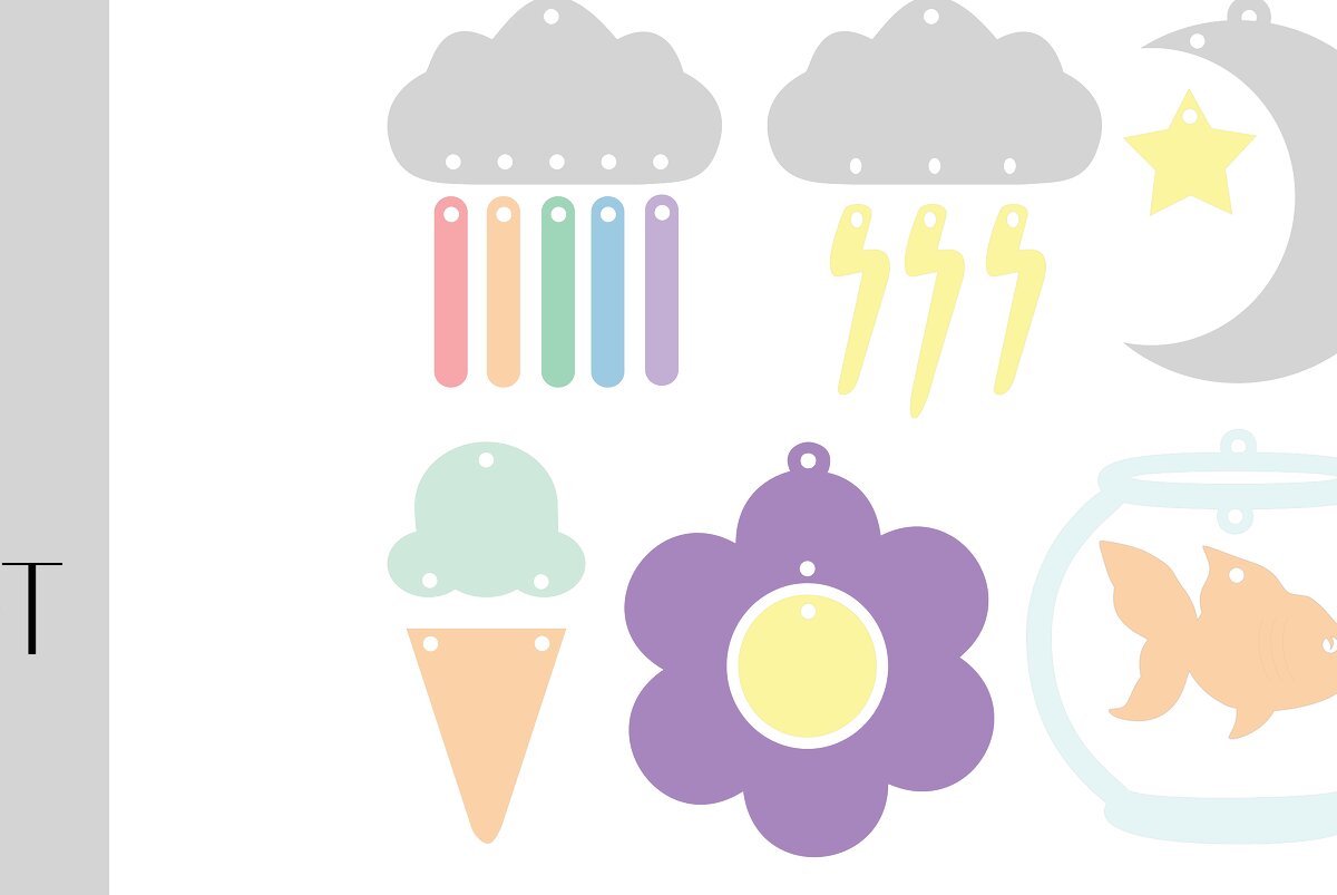 Σετ των 3 Intra απο ξύλο plywood 3mm-4mm πάχος Ακρυλικά σκουλαρίκια 6 ζευγάρια 2 μερών Δίασταση 1x1 cm INTRAFABR-14859637