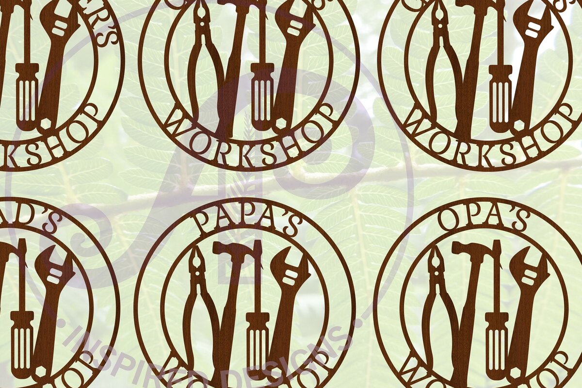 Intra απο ξύλο plywood 3mm-4mm πάχος 6 Επιγραφές εργαστηρίου  Δίασταση 30x20 cm INTRAFABR-69099781