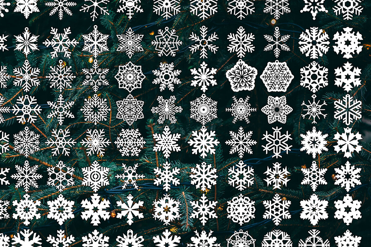 Σετ των 3 Intra απο ξύλο plywood 3mm-4mm πάχος 96 τμχ Χριστουγεννιάτικο Στολίδι Δίασταση 3x3 cm INTRAFABR-84589273