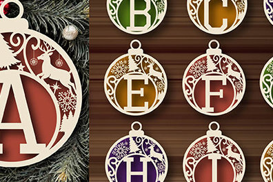 Intra απο ξύλο plywood 3mm-4mm πάχος Χριστουγεννιάτικα A-Z Latter Cut  Δίασταση 20x30 cm INTRAFABR-109314088