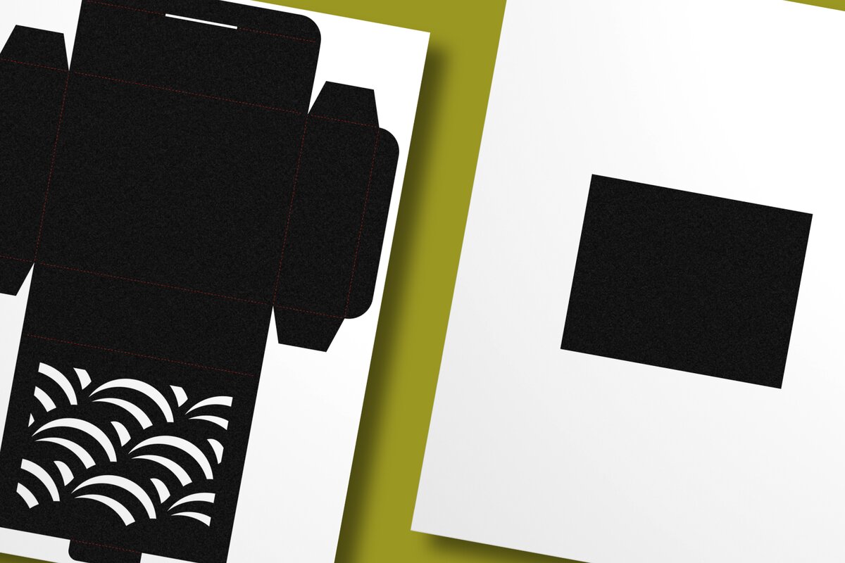 Σετ των 3 Intra απο ξύλο plywood 3mm-4mm πάχος Αφηρημένες καμπύλες γραμμές ορθογώνιο πλαίσιο Δίασταση 3x3 cm INTRAFABR-88629953