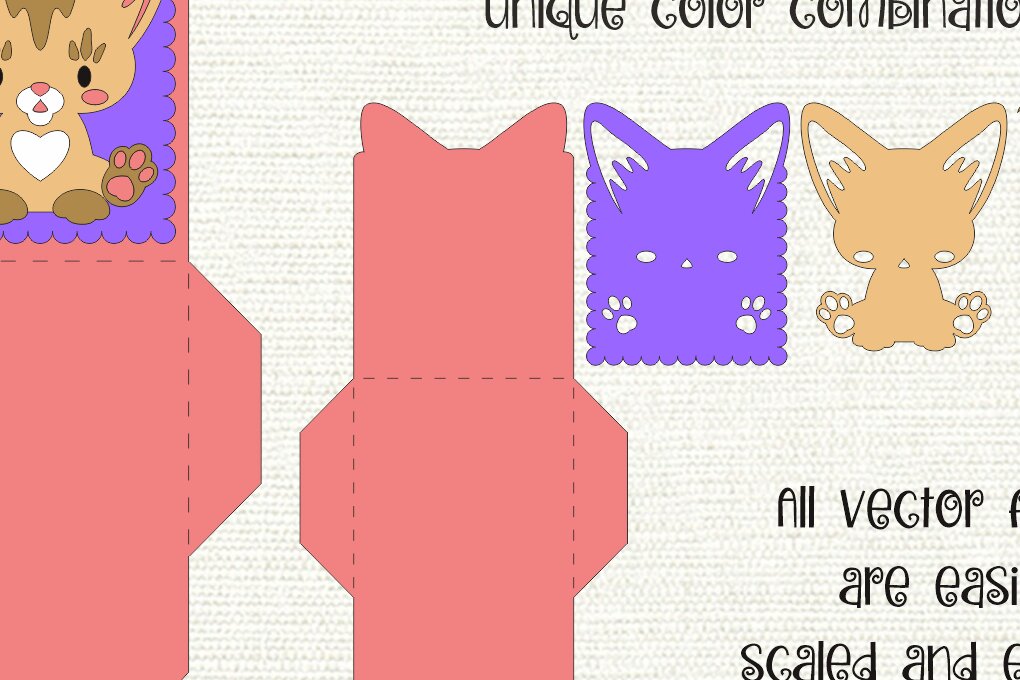 Σετ των 3 Intra απο ξύλο plywood 3mm-4mm πάχος Γάτα Αβησσυνίας | Κάτοχος δωροκάρτας Δίασταση 15x15 cm INTRAFABR-102822352