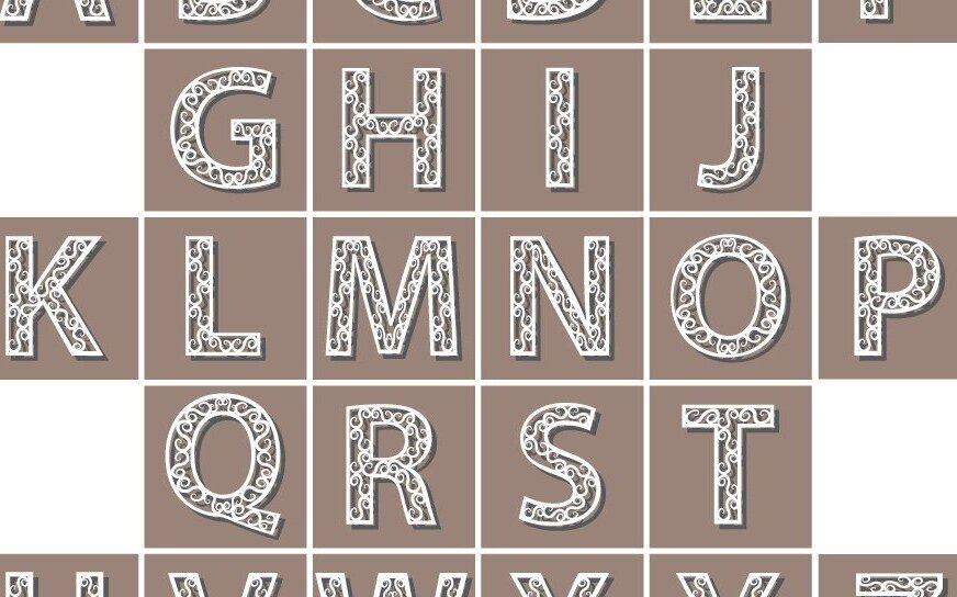 Σετ των 3 Intra απο ξύλο plywood 3mm-4mm πάχος Αλφάβητο Δίασταση 6x6 cm INTRAFABR-33084101