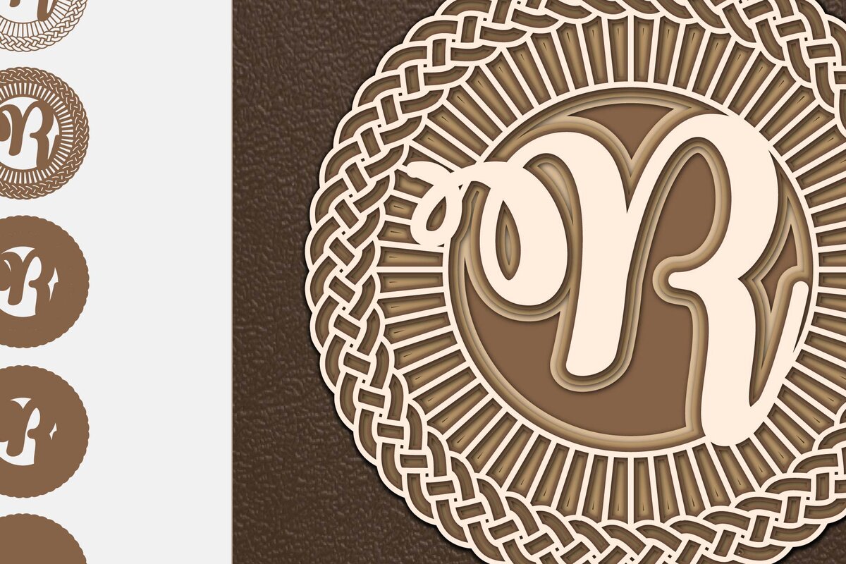 Σετ των 2 Intra απο ξύλο plywood 3mm-4mm πάχος αποκοπής αλφαβήτου γράμματος R Δίασταση 15x15 cm INTRAFABR-4577759