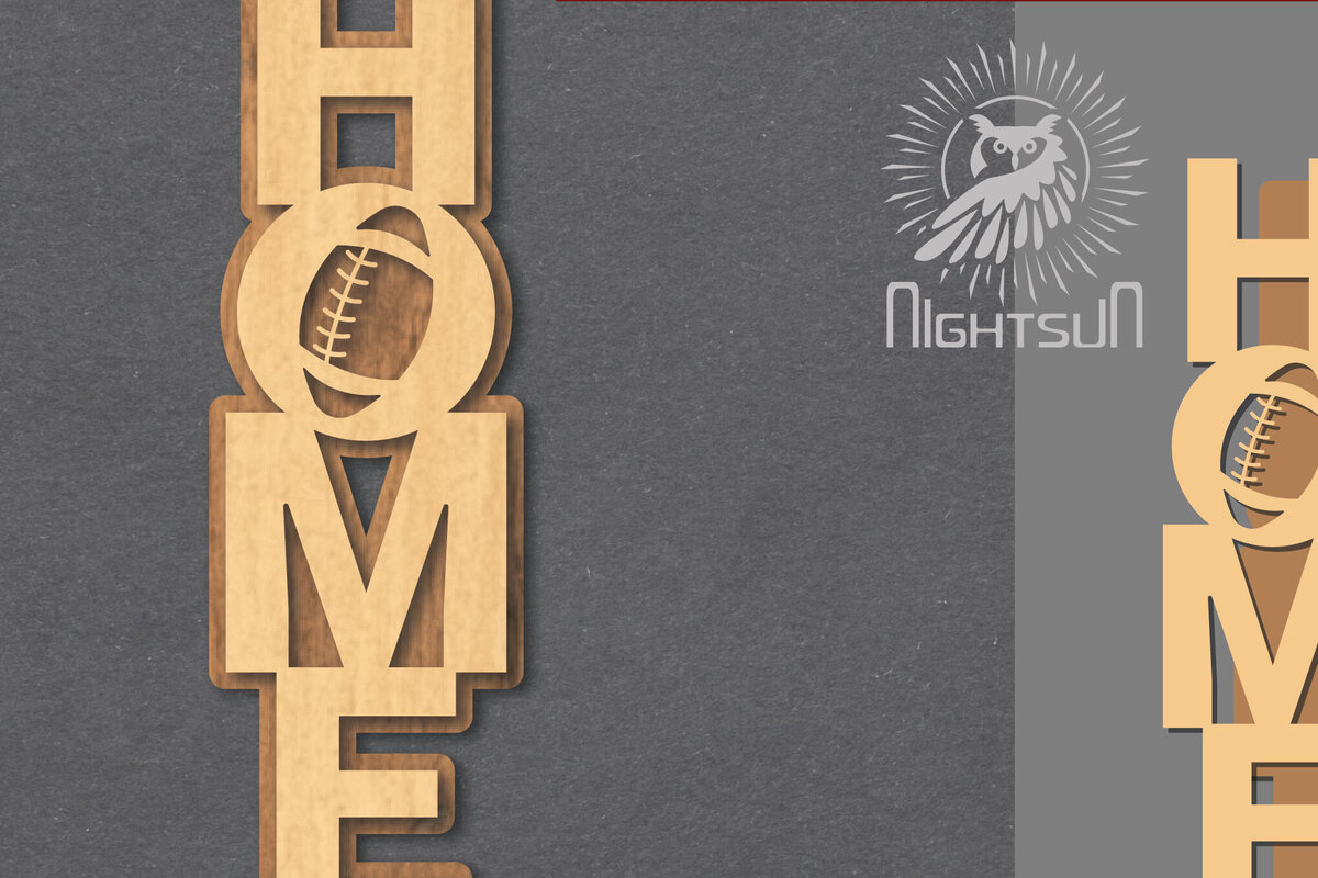 Σετ των 2 Intra απο ξύλο plywood 3mm-4mm πάχος για το σπίτι αμερικανικού ποδοσφαίρου Δίασταση 15x15 cm INTRAFABR-120389462