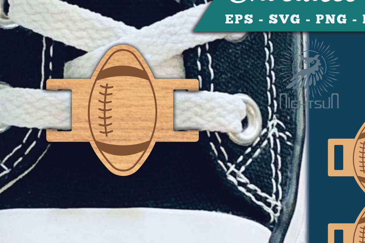 Σετ των 2 Intra απο ξύλο plywood 3mm-4mm πάχος Κορδόνια αμερικανικού ποδοσφαίρου Ετικέτες Δίασταση 15x15 cm INTRAFABR-112294586