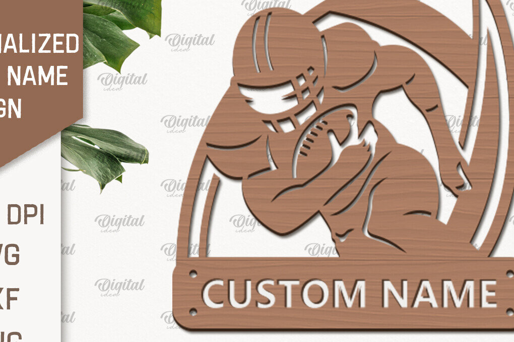 Intra απο ξύλο plywood 3mm-4mm πάχος πινακίδων αμερικανικού ποδοσφαίρου Δίασταση 30x20 cm INTRAFABR-97086426