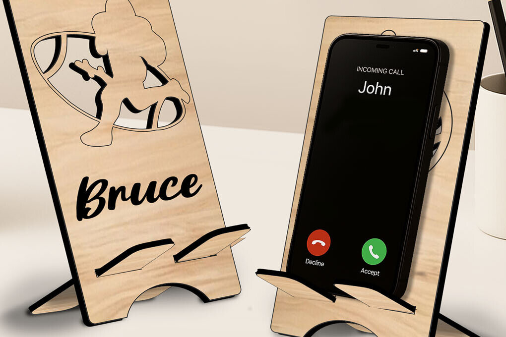 Σετ των 2 Intra απο ξύλο plywood 3mm-4mm πάχος Αμερικανικό ποδόσφαιρο Τηλέφωνο Ράγκμπι Δίασταση 15x15 cm INTRAFABR-123489989