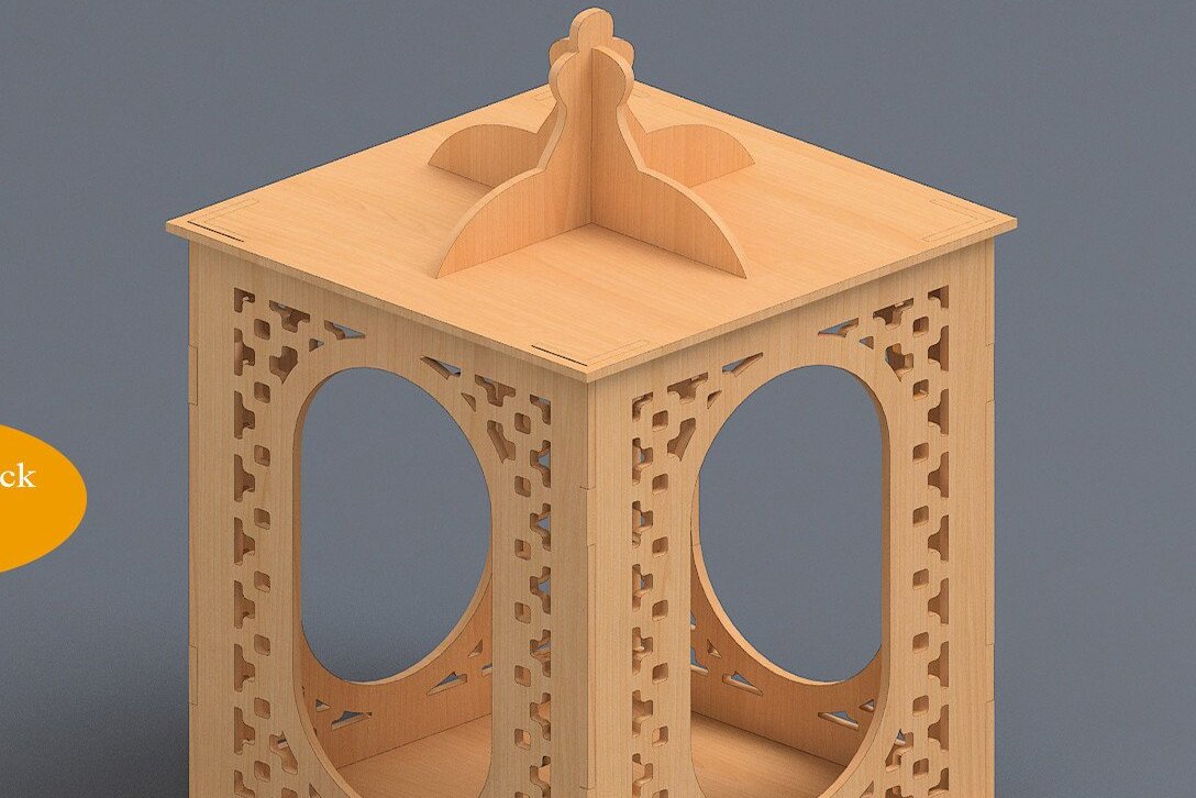 Intra απο ξύλο plywood 3mm-4mm πάχος Ampshade  κοπής αρχείων Night Light Δίασταση 30x20 cm INTRAFABR-42348955