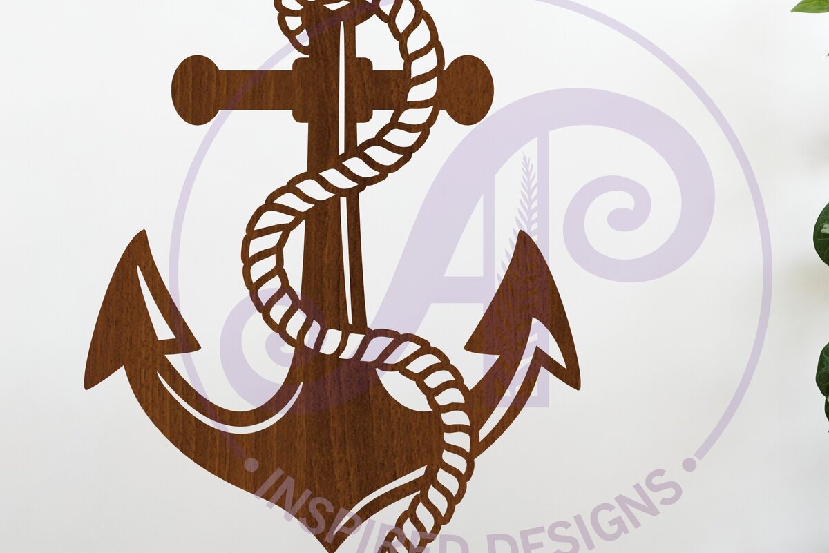 Σετ των 3 Intra απο ξύλο plywood 3mm-4mm πάχος Anchor Cut out Sign Wall Cut  Δίασταση 10x10 cm INTRAFABR-115464542