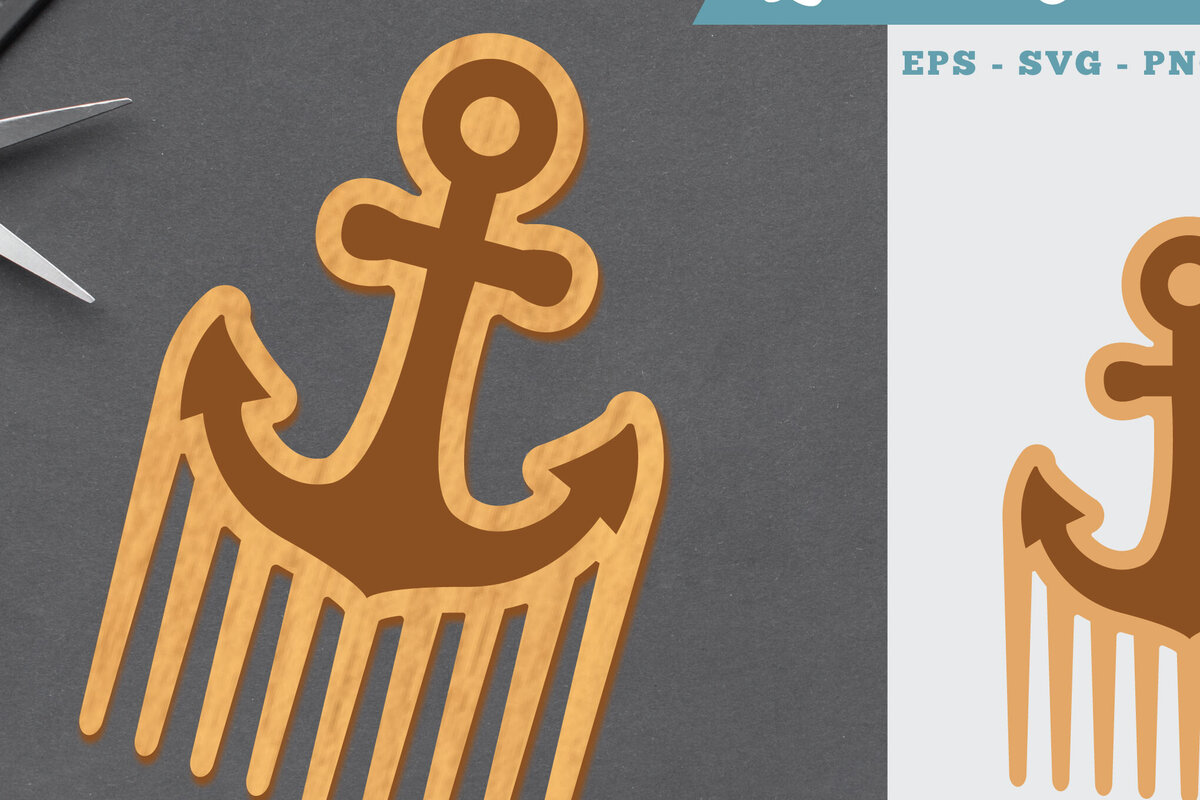 Σετ των 3 Intra απο ξύλο plywood 3mm-4mm πάχος Anchor Comb Δίασταση 15x15 cm INTRAFABR-105414036