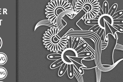 Σετ των 2 Intra απο ξύλο plywood 3mm-4mm πάχος Anchor . Δίασταση 30x30 cm INTRAFABR-39306481