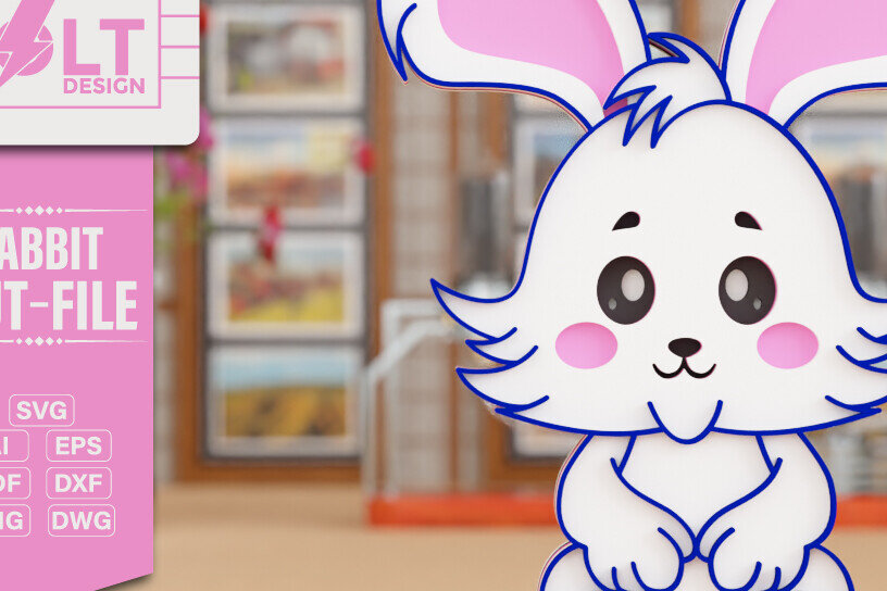 Intra απο ξύλο plywood 3mm-4mm πάχος Animal 3d Crafting File for CNG Cut Δίασταση 20x30 cm INTRAFABR-100128805