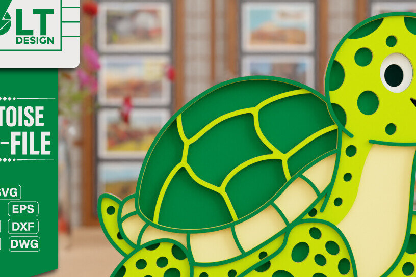 Intra απο ξύλο plywood 3mm-4mm πάχος Animal 3d Crafting File for CNG Cut Δίασταση 20x30 cm INTRAFABR-100791927