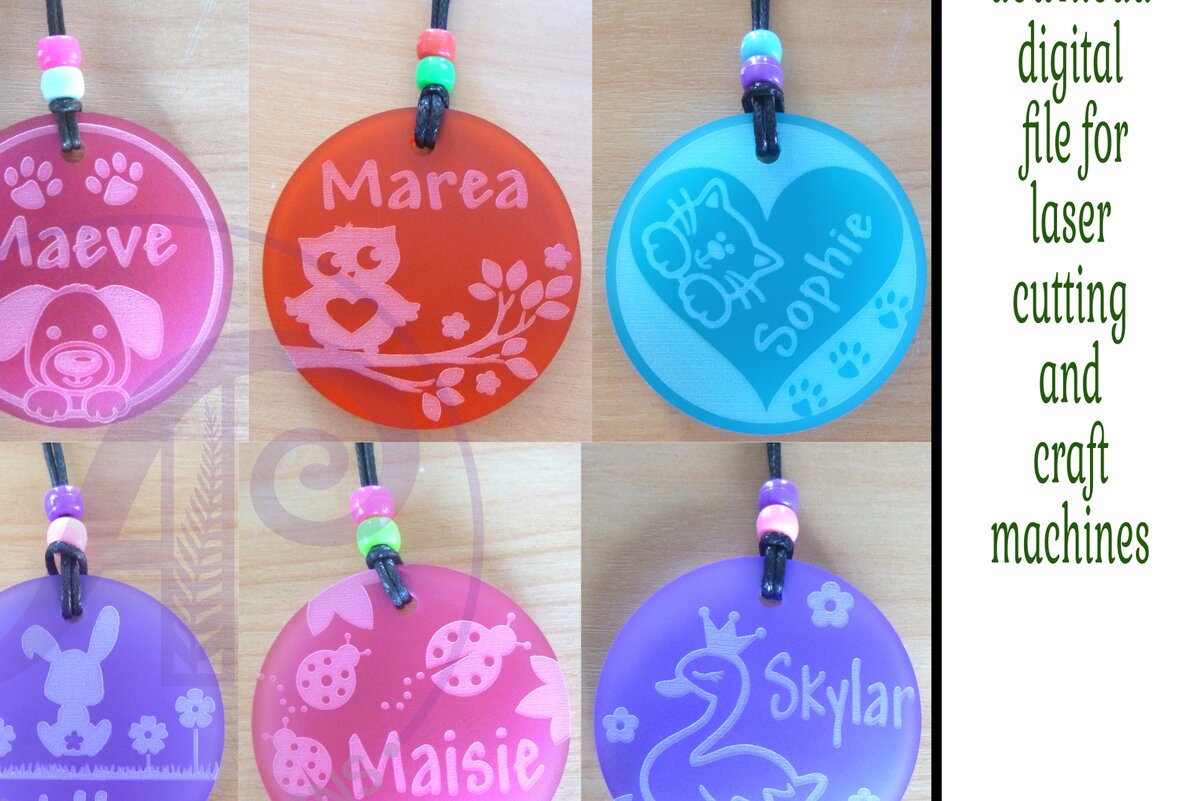 Σετ των 3 Intra απο ξύλο plywood 3mm-4mm πάχος Μπρελόκ ζώων DIGITAL Personalized Δίασταση 6x6 cm INTRAFABR-78561261