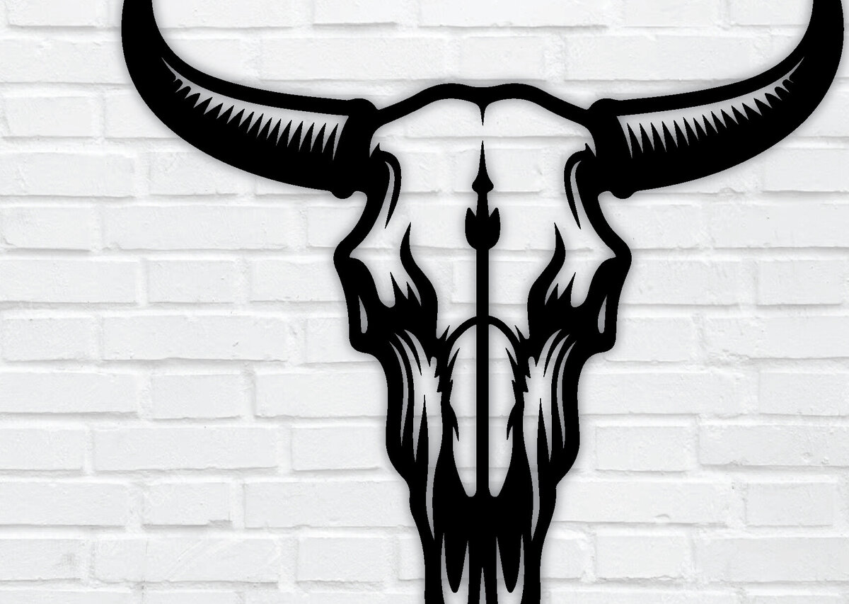 Intra απο ξύλο plywood 3mm-4mm πάχος Διάνυσμα λέιζερ κρανίου ζώων Δίασταση 40x40 cm INTRAFABR-96743869