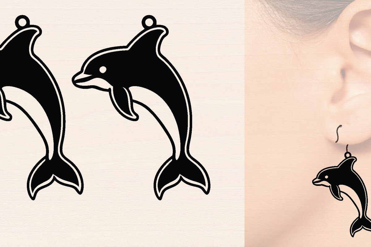 Σετ των 2 Intra απο ξύλο plywood 3mm-4mm πάχος Ξύλινα σκουλαρίκια με λέιζερ Δίασταση 3000x3000 cm INTRAFABR-118790679