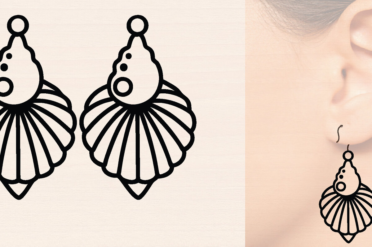 Intra απο ξύλο plywood 3mm-4mm πάχος Ξύλινα σκουλαρίκια με λέιζερ Δίασταση 3000x3000 cm INTRAFABR-118791082