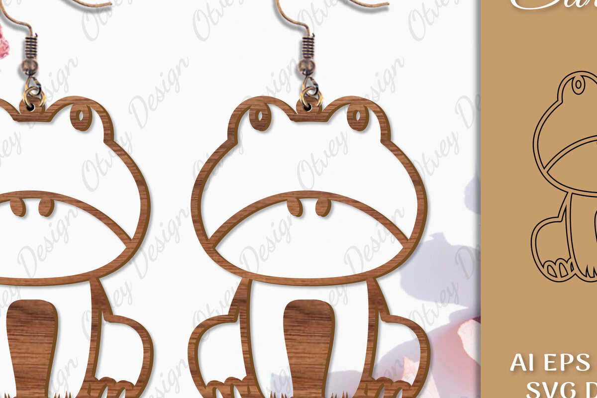 Σετ των 3 Intra απο ξύλο plywood 3mm-4mm πάχος Σκουλαρίκια ζώων Δίασταση 3x3 cm INTRAFABR-98640976