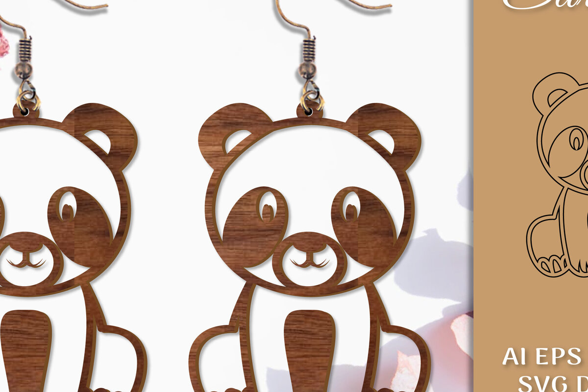 Σετ των 3 Intra απο ξύλο plywood 3mm-4mm πάχος Σκουλαρίκια ζώων Δίασταση 3x3 cm INTRAFABR-98641020