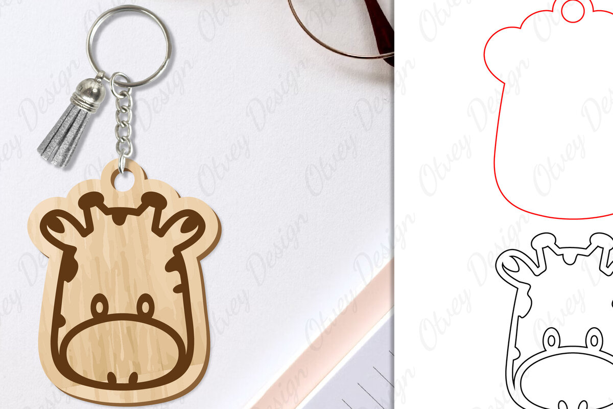 Σετ των 3 Intra απο ξύλο plywood 3mm-4mm πάχος Μπρελόκ Ζώων Δίασταση 6x6 cm INTRAFABR-98641654