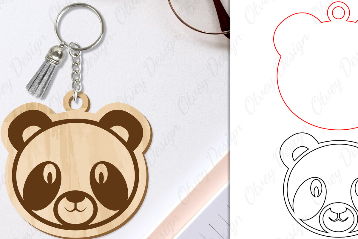 Σετ των 3 Intra απο ξύλο plywood 3mm-4mm πάχος Μπρελόκ Ζώων Δίασταση 6x6 cm INTRAFABR-98643236