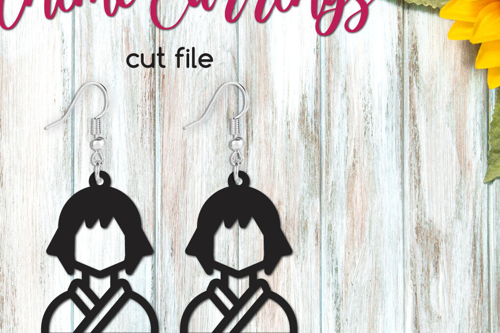 Σετ των 3 Intra απο ξύλο plywood 3mm-4mm πάχος αποκοπής σκουλαρίκι Anime Δίασταση 3x3 cm INTRAFABR-118924809