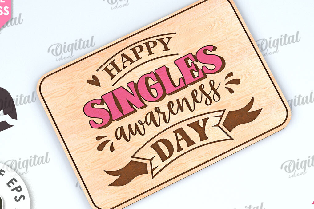 Σετ των 2 Intra απο ξύλο plywood 3mm-4mm πάχος Κάρτα για την ημέρα του Αγίου Βαλεντίνου Κόψιμο με λέιζερ Δίασταση 15x15 cm INTRAFABR-112091088