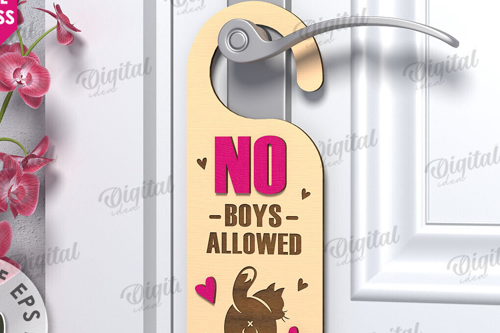 Σετ των 2 Intra απο ξύλο plywood 3mm-4mm πάχος Κρεμάστρα πόρτας κατά του Αγίου Βαλεντίνου  Δίασταση 15x15 cm INTRAFABR-112232184