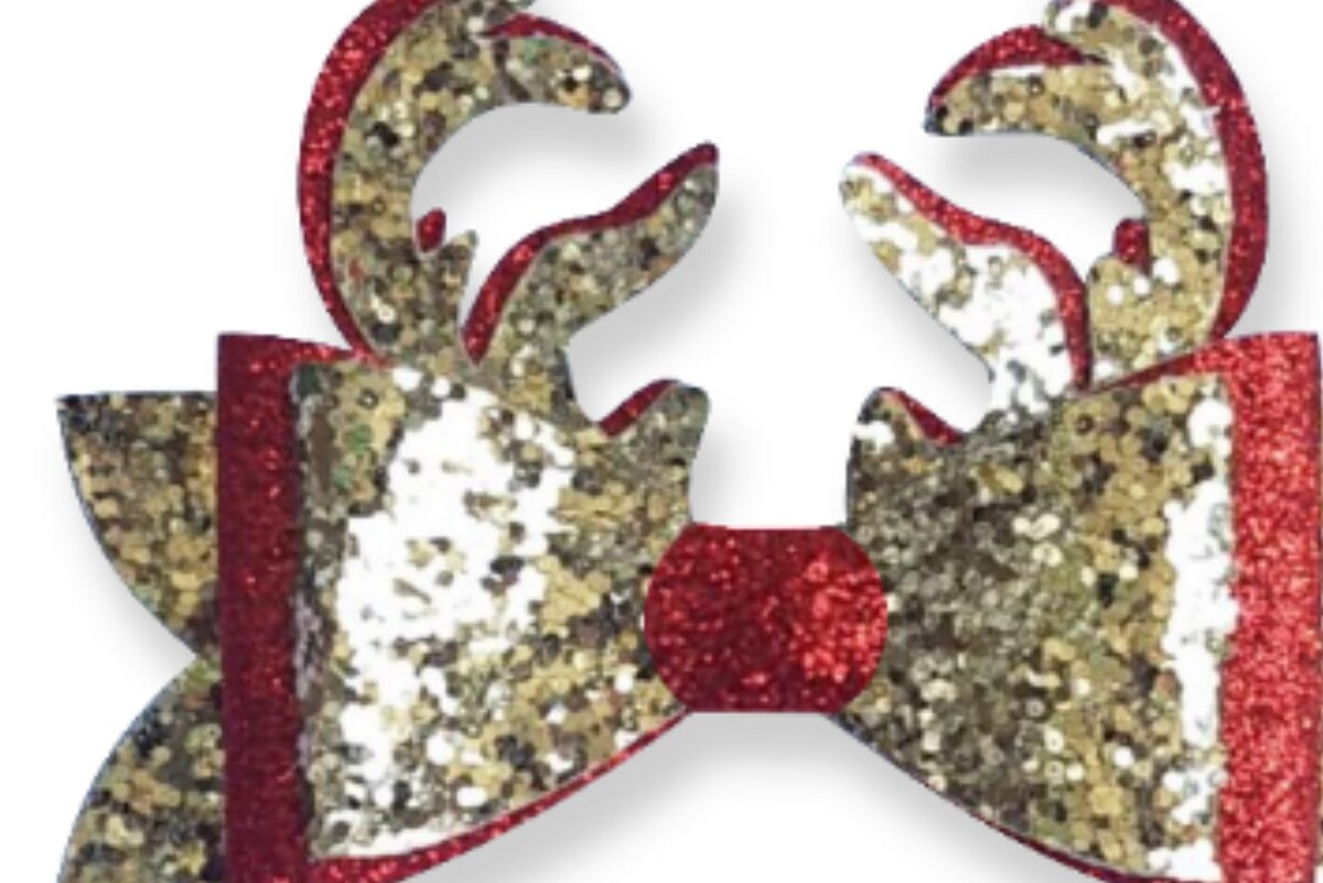 Σετ των 2 Intra απο ξύλο plywood 3mm-4mm πάχος Πρότυπο Antler Hairbow #Antler 02 Δίασταση 30x20 cm INTRAFABR-91375352