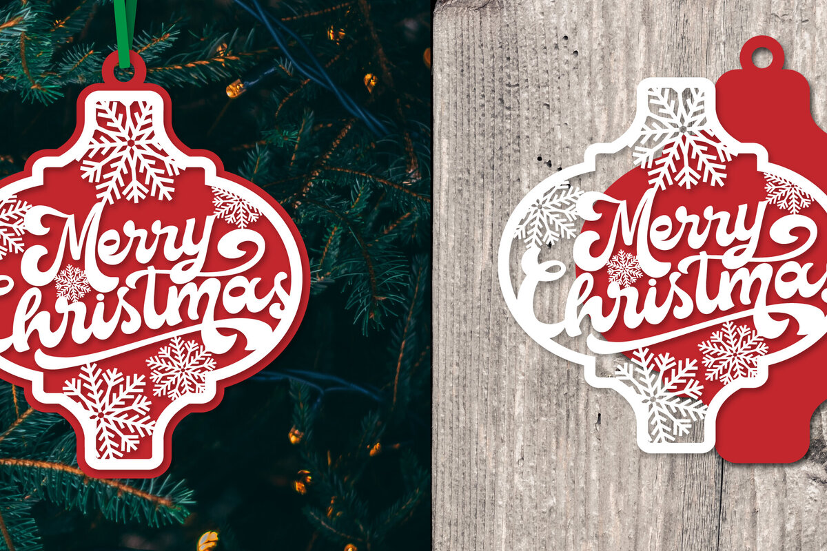 Σετ των 3 Intra απο ξύλο plywood 3mm-4mm πάχος Στολίδι Arabesque Snowflake Δίασταση 8x8 cm INTRAFABR-80669593