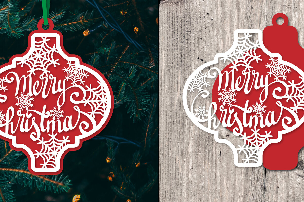 Σετ των 3 Intra απο ξύλο plywood 3mm-4mm πάχος Στολίδι Arabesque Snowflake Δίασταση 8x8 cm INTRAFABR-80669624