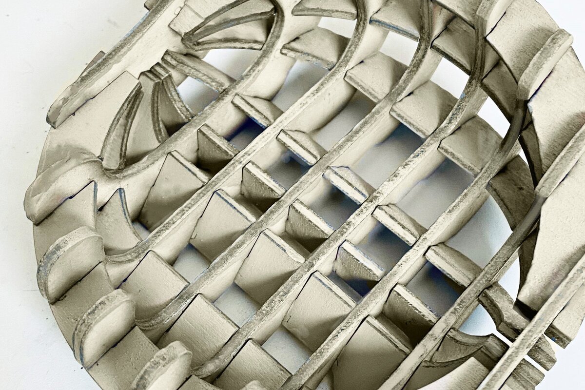 Intra απο ξύλο plywood 3mm-4mm πάχος Ασύμμετρη μπολ Δίασταση 30x20 cm INTRAFABR-38833875