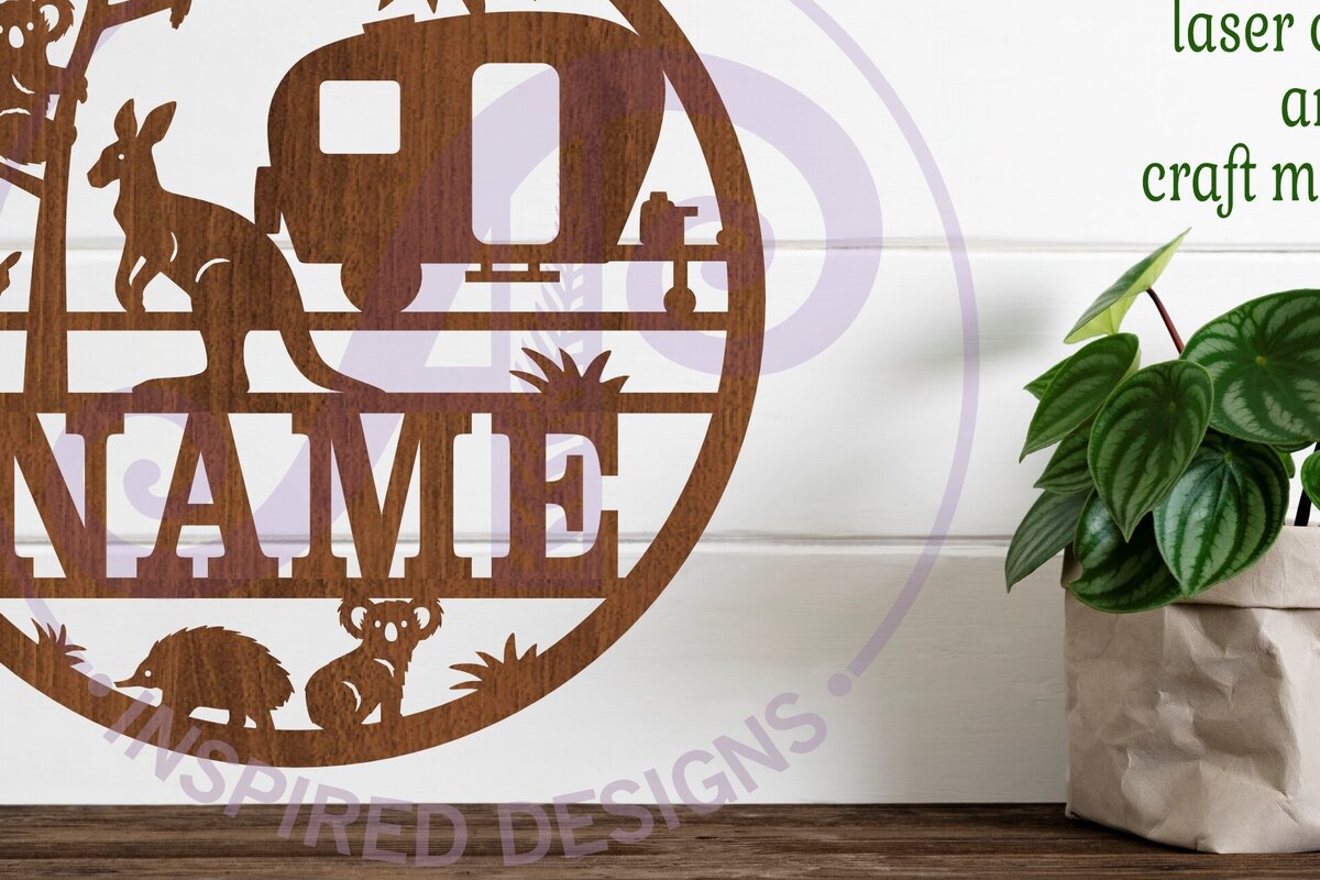 Σετ των 3 Intra απο ξύλο plywood 3mm-4mm πάχος Αυστραλιανή ονομασία τροχόσπιτου  Δίασταση 6x6 cm INTRAFABR-99852559